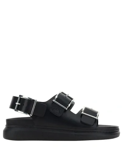 Alexander Mcqueen Sandals In Black