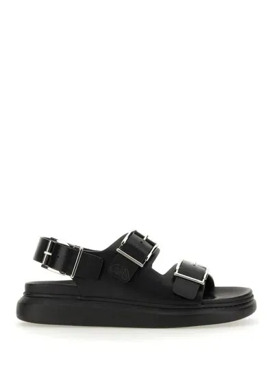 Alexander Mcqueen Sandals In Black