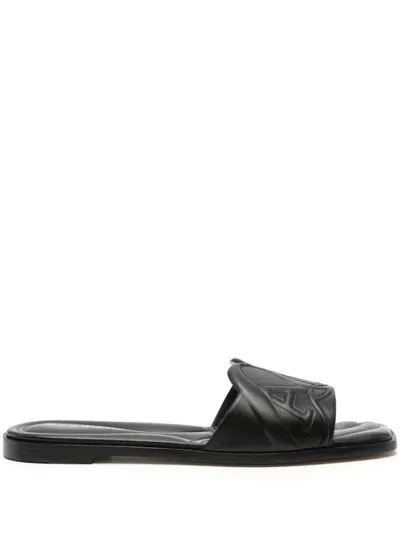 Alexander Mcqueen Sandals In Black