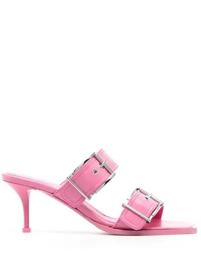 Alexander Mcqueen Sandals In Pink