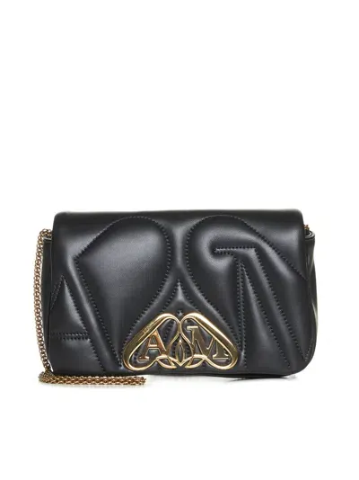 Alexander Mcqueen Shoulder Bag In Black