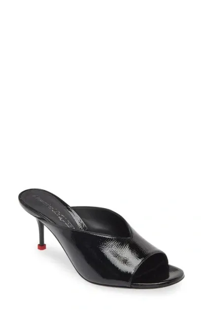 Alexander Mcqueen Slide Sandal In Black