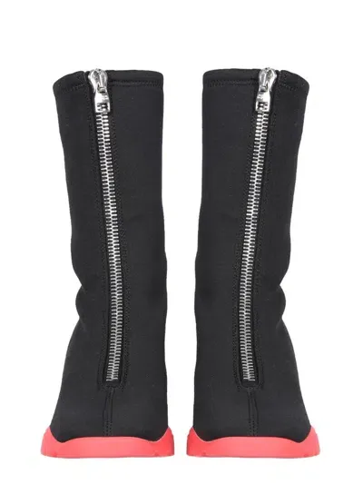 Alexander Mcqueen Slim Tread Boots In Black