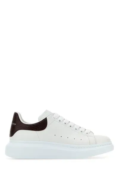 Alexander Mcqueen Leather Sneaker In White