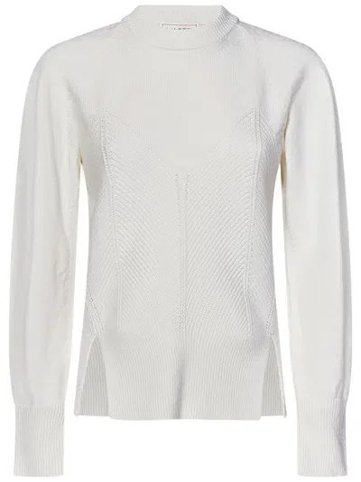 Alexander Mcqueen Sweater In White