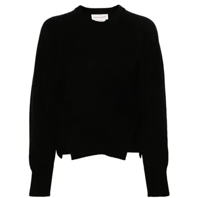 Alexander Mcqueen Sweaters In Black