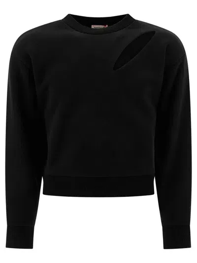 Alexander Mcqueen Sweaters In Black