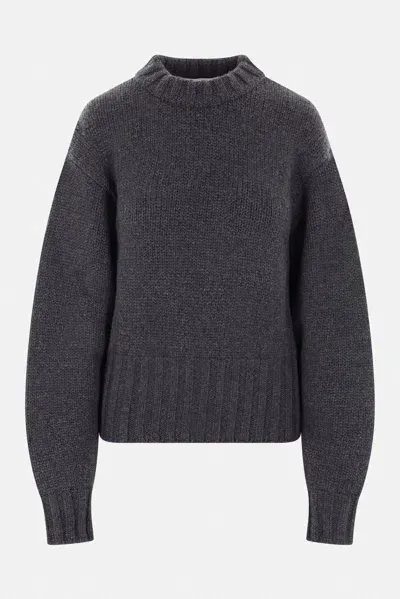 Alexander Mcqueen Sweaters In Grey