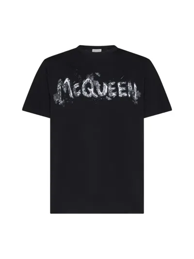 Alexander Mcqueen T-shirts And Polos In Black