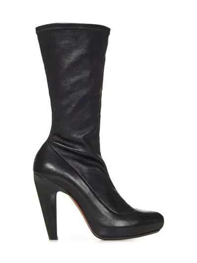 Alexander Mcqueen 125mm Platform Boots In Black