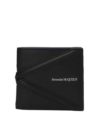 Alexander Mcqueen The Harness Wallet In Black