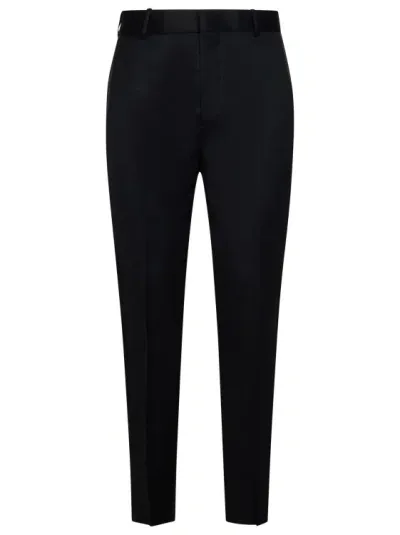 Alexander Mcqueen Tailored Cigarette Trousers In Black