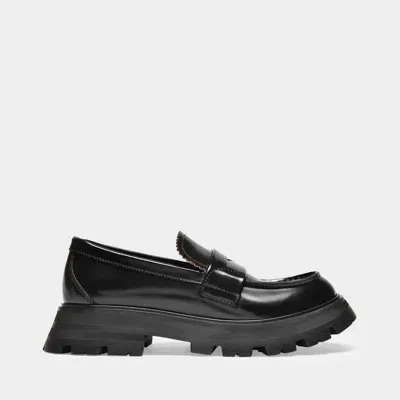 Alexander Mcqueen Upperru Loafers In Black