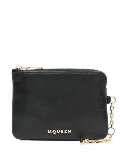 Alexander Mcqueen Wallets In Nero E Oro