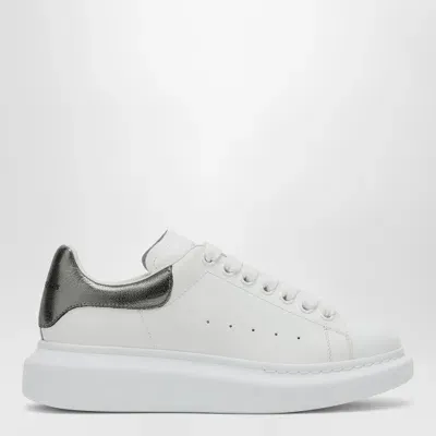 Alexander Mcqueen White And Silver Oversized Sneakers