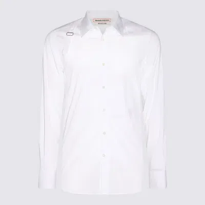 Alexander Mcqueen White Cotton Blend Shirt