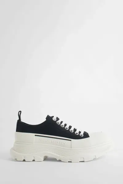 Alexander Mcqueen Woman Black&white Sneakers