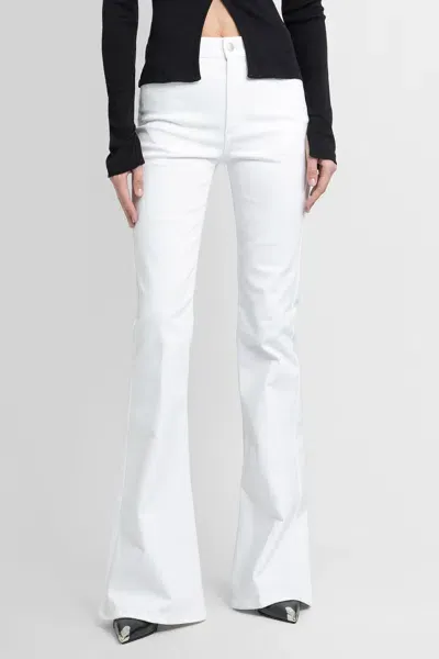 Alexander Mcqueen Woman White Jeans