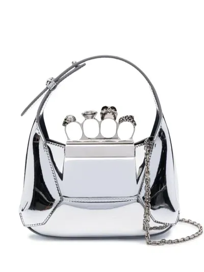 Alexander Mcqueen Hobo Mini Bags In Metallic