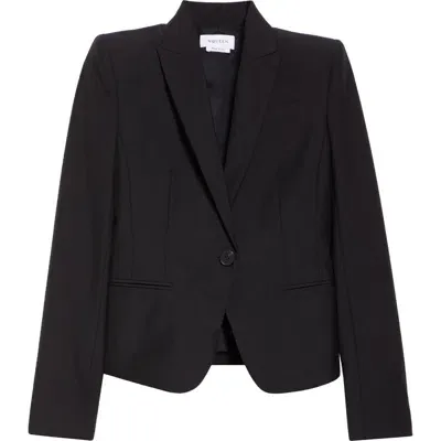 Alexander Mcqueen Logo-charm Blazer In Black