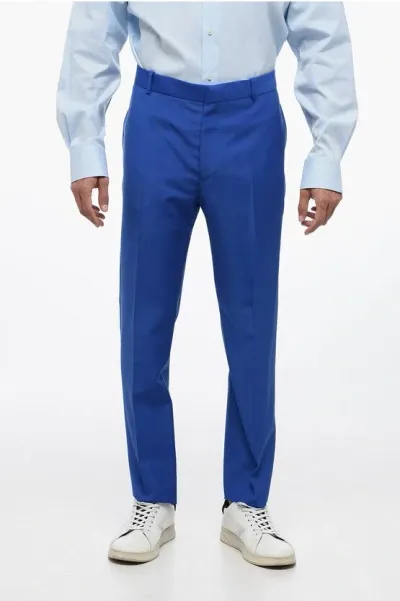 Alexander Mcqueen Wool Slim-fit Pants