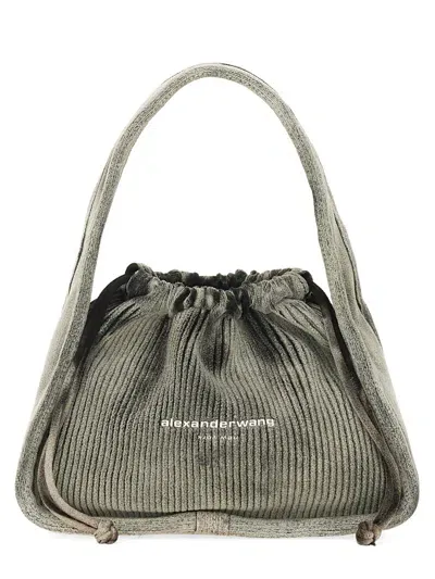 Alexander Wang Ryan Small Handbag In Charcoal