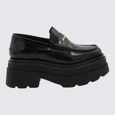 Alexander Wang Black Leather Carter Loafers