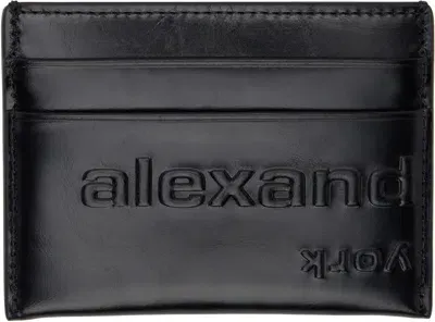 Alexander Wang Black Punch Card Case