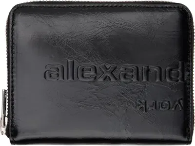 Alexander Wang Black Punch Compact Wallet