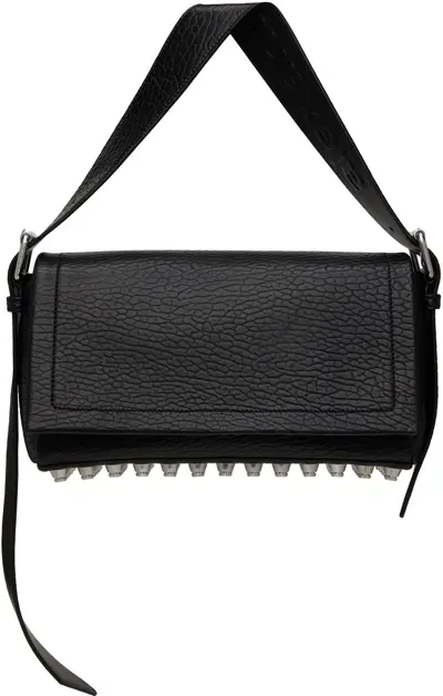 Alexander Wang Black Ricco Medium Flap Bag