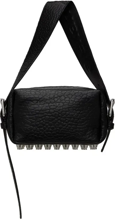 Alexander Wang Black Ricco Small Lambskin Leather Bag