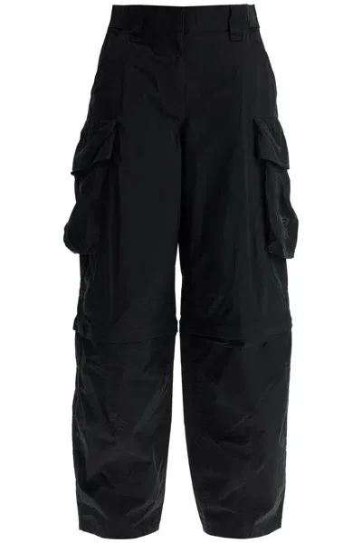 Alexander Wang Convertible Cargo Pants In Black