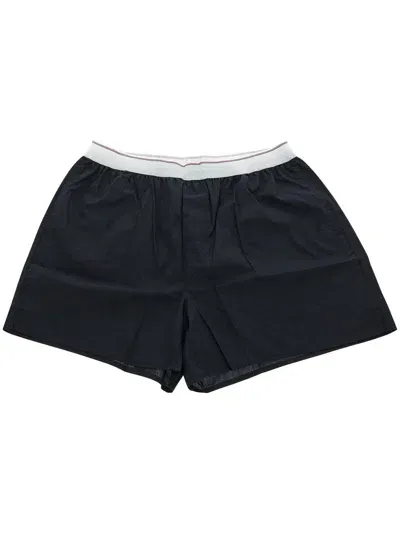 Alexander Wang Cotton Shorts In Black