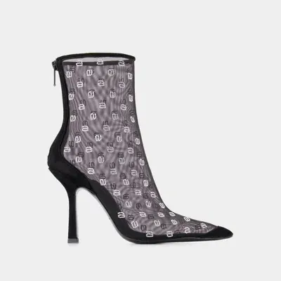 Alexander Wang Delphine Boots 105 -  - Mesh - Black