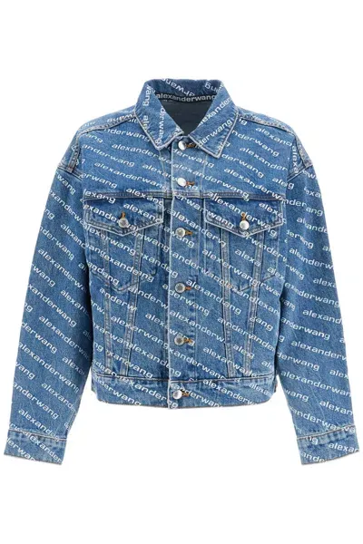 Alexander Wang Denim Logoed Jacket