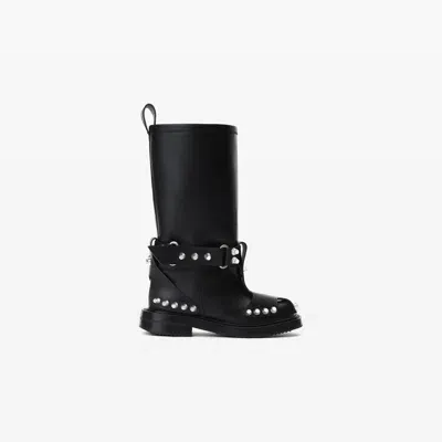 Alexander Wang Dixon Buckle Boot In Leather In Black