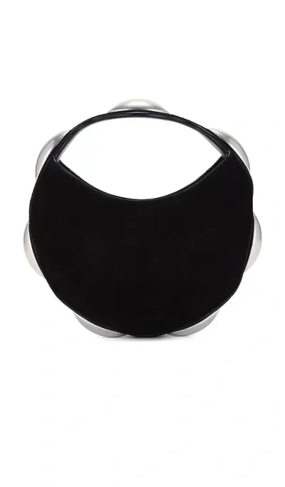 Alexander Wang Dome Circular Top Handle Bag In Black