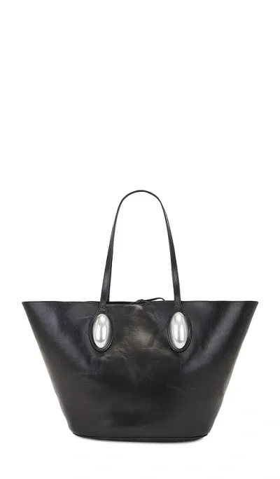 Alexander Wang Dome Large Tote In 001 Black