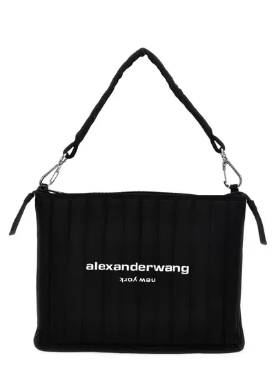 Alexander Wang Elite Tech Shoulder Bag Shoulder Bags In Black