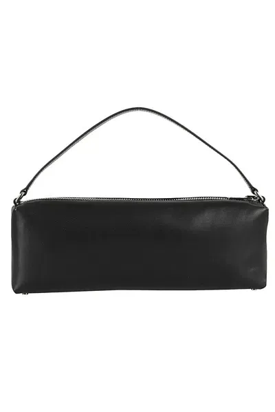 Alexander Wang Heiress Flex Zipped Shoulder Bag In Black