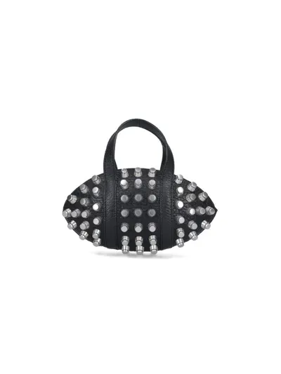 Alexander Wang 'kong' Handbag In Black  