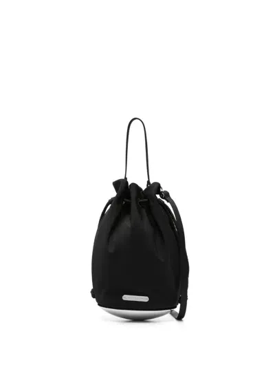 Alexander Wang Mini Dome Bucket Bag In 001 Black