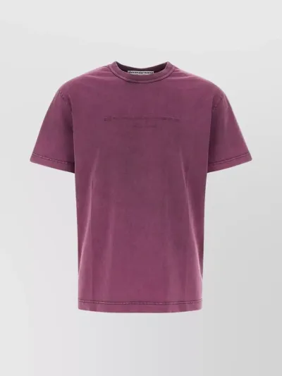 Alexander Wang T-shirt With Logo In Pink