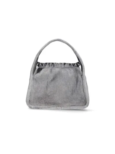 Alexander Wang Ryan Small Tote Bag In Charcoal