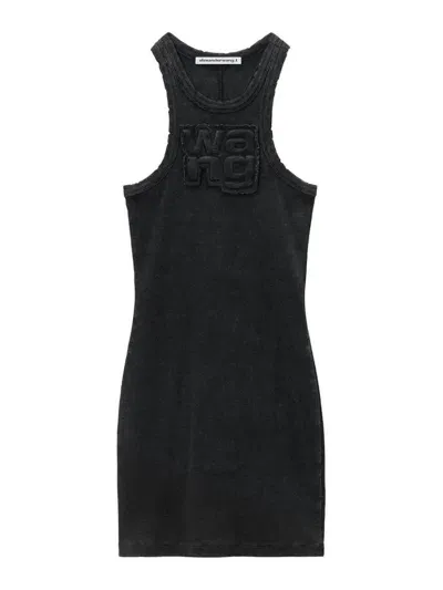 Alexander Wang Short Dress In Gris