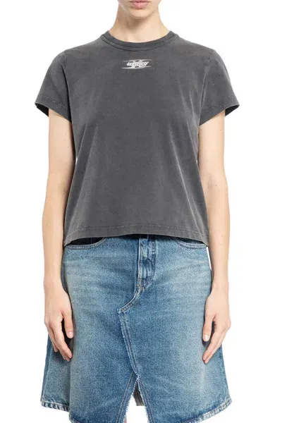 Alexander Wang Short Sleeves In Black