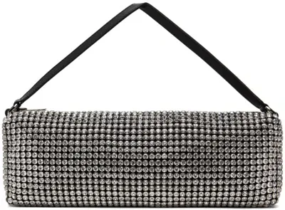 Alexander Wang Silver Heiress Flex Bag In White