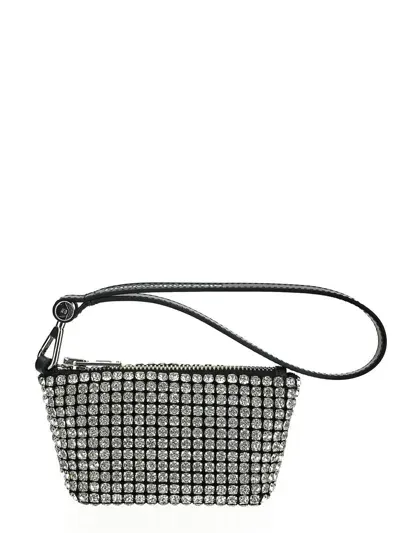 Alexander Wang Strass Coin Purse In Black