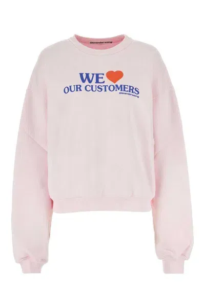 Alexander Wang Sweatshirts In Pink