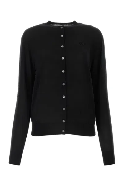 Alexander Wang T Classic Cardigan With Embossed Logo-s Nd T By Alexander Wang Female In Black